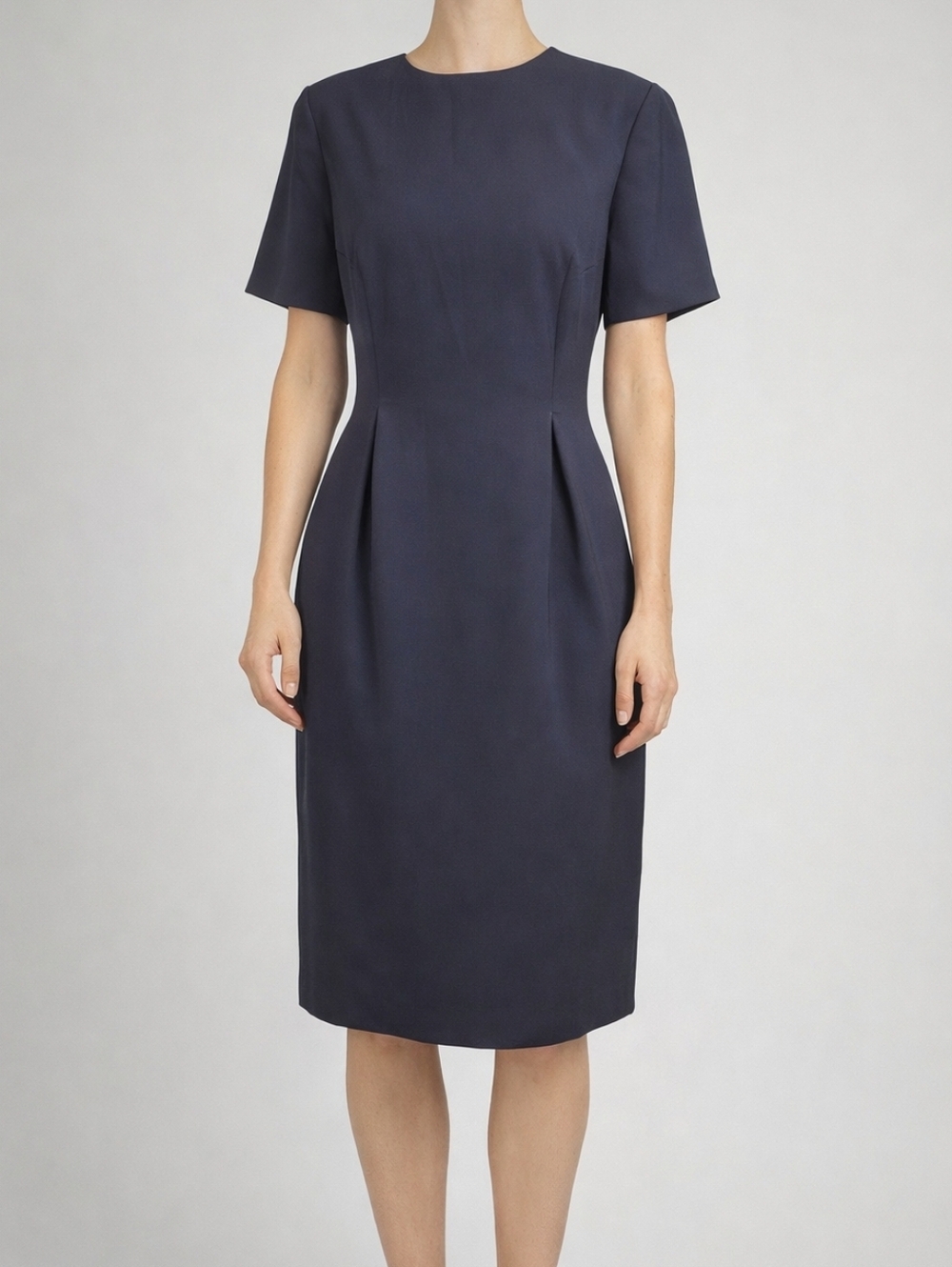 Worthington Women’s Black Sheath Dress Short Sleeve Size 6 Classic Work Dress